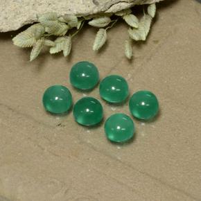 Achetez naturel 1.95ct Forêt verte Agate gems, Coupe roude, En provenance Inde chez GemSelect. En stock, livraison internationale!