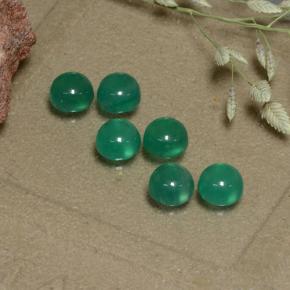 Achetez naturel 1,87ct vert agate gems, coupe roude, en provenance inde chez gemselect. en stock, livraison internationale!