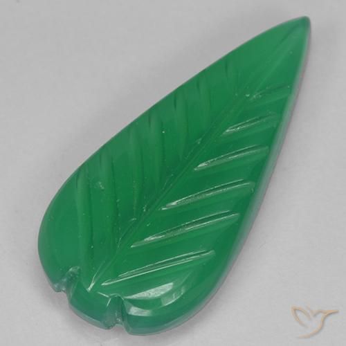 Agate Vert moyen naturelle Fantaisie, 3.36 ct, Translucide