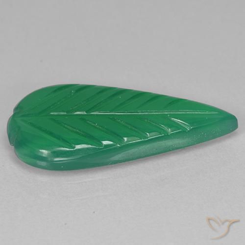 Agate Vert moyen naturelle Fantaisie, 3.36 ct, Translucide