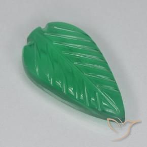 Agate Vert moyen naturelle Taille Fleur, 2.51 ct, Transparent