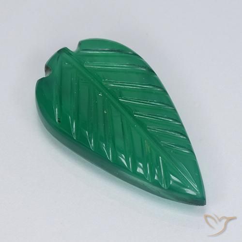 Agate Vert chaud naturelle Fantaisie, 5.27 ct, Translucide