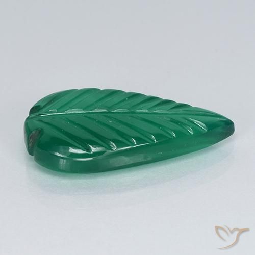 Agate Vert chaud naturelle Fantaisie, 5.27 ct, Translucide