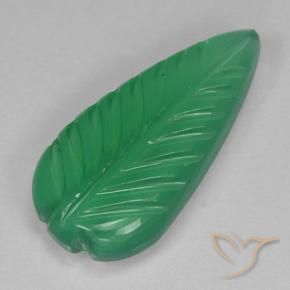 Agate Vert moyen naturelle Taille Fleur, 3.15 ct, Transparent