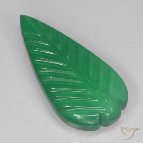 Agate Vert moyen naturelle Fantaisie, 3.92 ct, Translucide