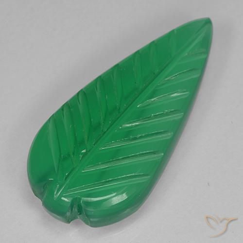 Agate Vert jaunâtre naturelle Fantaisie, 4.07 ct, Translucide