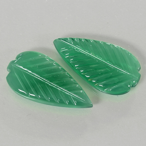 Achetez naturel 5,71ct vert agate gems, taille fleur, en provenance inde chez gemselect. en stock, livraison internationale!