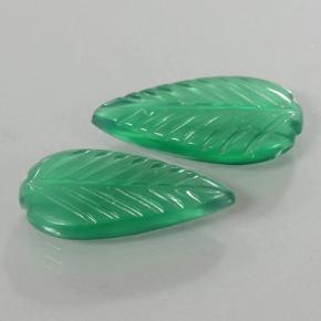Achetez naturel 5,71ct vert agate gems, taille fleur, en provenance inde chez gemselect. en stock, livraison internationale!