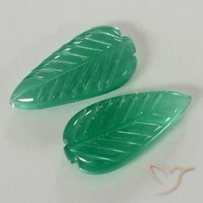 Achetez naturel 7,67ct vert agate gems, taille fleur, en provenance inde chez gemselect. en stock, livraison internationale!