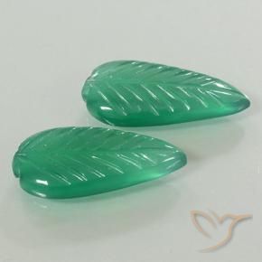 Achetez naturel 7,67ct vert agate gems, taille fleur, en provenance inde chez gemselect. en stock, livraison internationale!