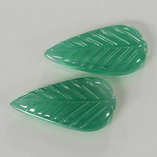 Achetez naturel 6,52ct vert agate gems, taille fleur, en provenance inde chez gemselect. en stock, livraison internationale!