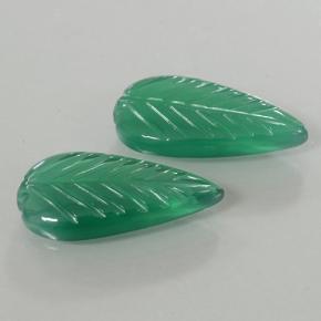 Achetez naturel 6,52ct vert agate gems, taille fleur, en provenance inde chez gemselect. en stock, livraison internationale!