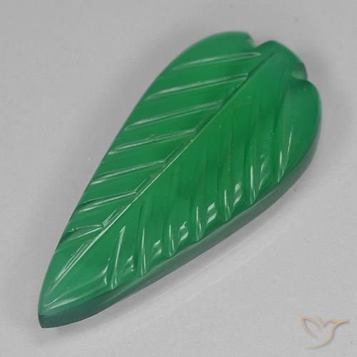 3.60ct Naturel Vert moyen Agate, Fantaisie, Transparent