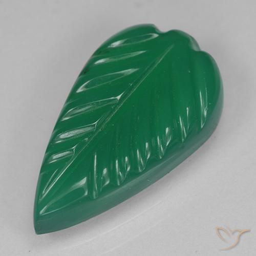Agate Vert moyen naturelle Fantaisie, 3.24 ct, Translucide