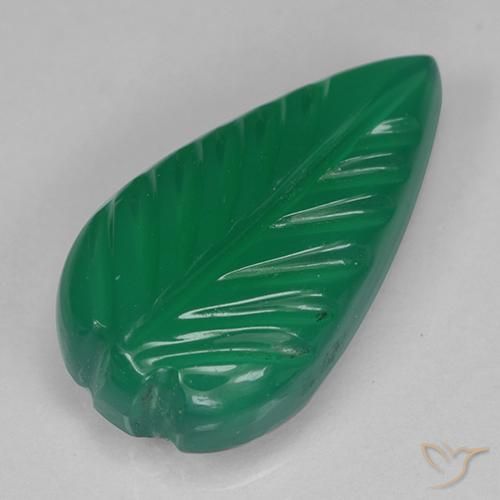 Agate Vert moyen naturelle Fantaisie, 3.24 ct, Translucide