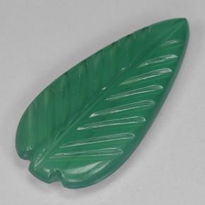 Agate Vert chaud naturelle Forme fantaisie, 2.24 ct, Translucide