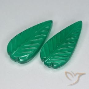 Shop natural 6.86ct Vert chaud Agate gems, Taille Fleur, from Inde at GemSelect. In stock, global shipping!