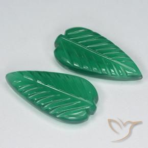 Shop natural 7.35ct Vert moyen Agate gems, Taille Fleur, from Inde at GemSelect. In stock, global shipping!