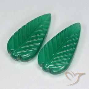 Shop natural 7.35ct Vert moyen Agate gems, Taille Fleur, from Inde at GemSelect. In stock, global shipping!