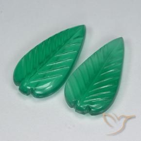 Shop natural 7.05ct Vert moyen Agate gems, Taille Fleur, from Inde at GemSelect. In stock, global shipping!