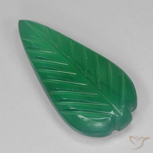 Agate Vert moyen naturelle Fantaisie, 3.73 ct, Translucide