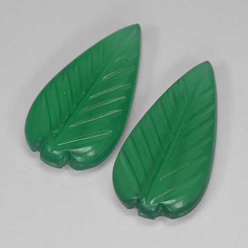 Achetez naturel 5.74ct Vert chaud Agate gems, Taille Fleur, En provenance Inde chez GemSelect. En stock, livraison internationale!