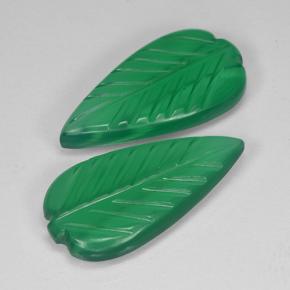 Achetez naturel 5.74ct Vert chaud Agate gems, Taille Fleur, En provenance Inde chez GemSelect. En stock, livraison internationale!