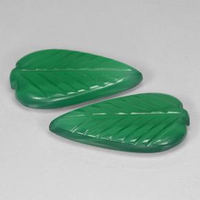 Achetez naturel 5.74ct Vert chaud Agate gems, Taille Fleur, En provenance Inde chez GemSelect. En stock, livraison internationale!