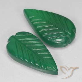 Shop natural 7.55ct Vert moyen Agate gems, Taille Fleur, from Inde at GemSelect. In stock, global shipping!
