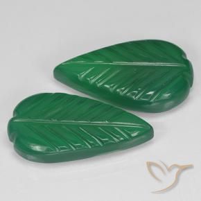 Shop natural 7.55ct Vert moyen Agate gems, Taille Fleur, from Inde at GemSelect. In stock, global shipping!