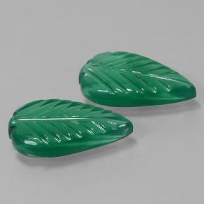 Achetez naturel 5.17ct Vert chaud Agate gems, Taille Fleur, En provenance Inde chez GemSelect. En stock, livraison internationale!