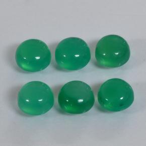 Achetez naturel 1,92ct vert agate gems, coupe roude, en provenance inde chez gemselect. en stock, livraison internationale!