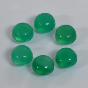 Achetez naturel 1,92ct vert agate gems, coupe roude, en provenance inde chez gemselect. en stock, livraison internationale!