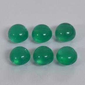Achetez naturel 1,69ct vert agate gems, coupe roude, en provenance inde chez gemselect. en stock, livraison internationale!