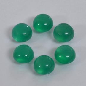 Achetez naturel 1,69ct vert agate gems, coupe roude, en provenance inde chez gemselect. en stock, livraison internationale!