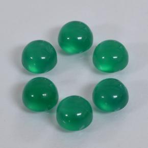Achetez naturel 1,92ct vert agate gems, coupe roude, en provenance inde chez gemselect. en stock, livraison internationale!