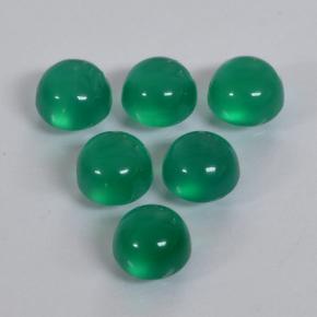 Achetez naturel 1,92ct vert agate gems, coupe roude, en provenance inde chez gemselect. en stock, livraison internationale!