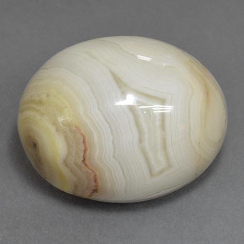 Agate Multicolore naturelle Coupe ovale, 15.35 ct, Opaque