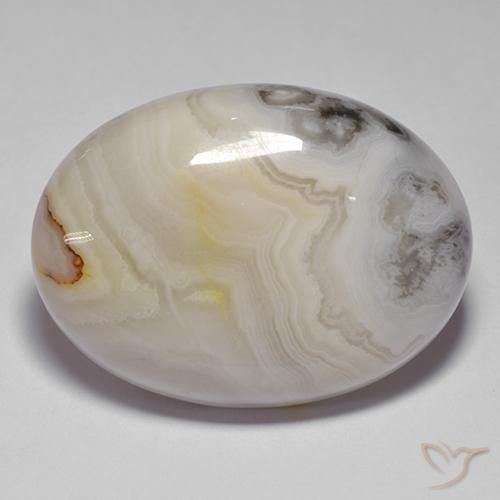 40.74ct Naturel Multicolore Agate, ovale, Opaque
