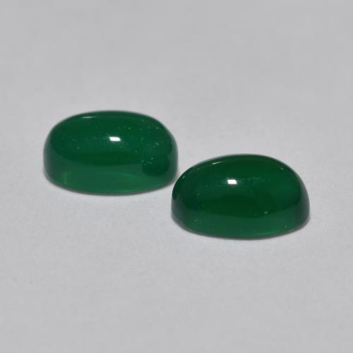 Achetez naturel 1.19ct Vert jaunâtre Agate gems, Coupe ovale, En provenance Inde chez GemSelect. En stock, livraison internationale!