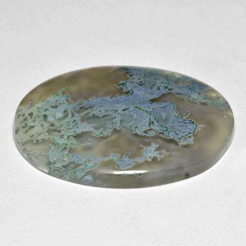 Agate Multicolore naturelle Coupe ovale, 25.69 ct, Translucide
