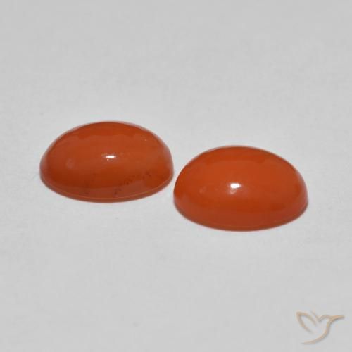 Shop natural 2.03ct Orange moyen Agate gems, ovale, from Inde at GemSelect. In stock, global shipping!