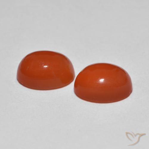 Shop natural 2.80ct Orange moyen Agate gems, ovale, from Inde at GemSelect. In stock, global shipping!