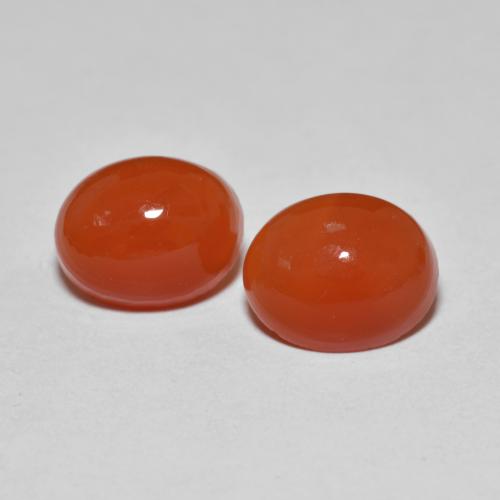 Achetez naturel 3,54ct rouge agate gems, coupe ovale, en provenance inde chez gemselect. en stock, livraison internationale!