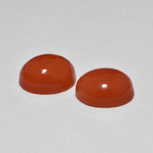 Achetez naturel 3,54ct rouge agate gems, coupe ovale, en provenance inde chez gemselect. en stock, livraison internationale!