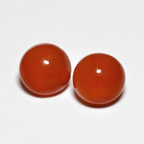 Achetez naturel 1,60ct rouge agate gems, coupe roude, en provenance inde chez gemselect. en stock, livraison internationale!