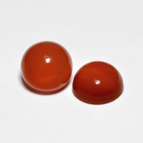 Achetez naturel 1,60ct rouge agate gems, coupe roude, en provenance inde chez gemselect. en stock, livraison internationale!