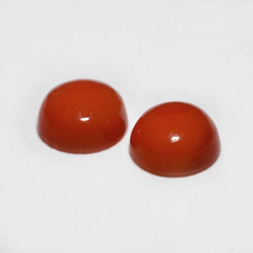 Achetez naturel 1,60ct rouge agate gems, coupe roude, en provenance inde chez gemselect. en stock, livraison internationale!