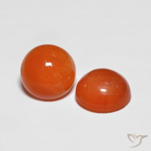 Achetez naturel 2,36ct rouge agate gems, coupe roude, en provenance inde chez gemselect. en stock, livraison internationale!