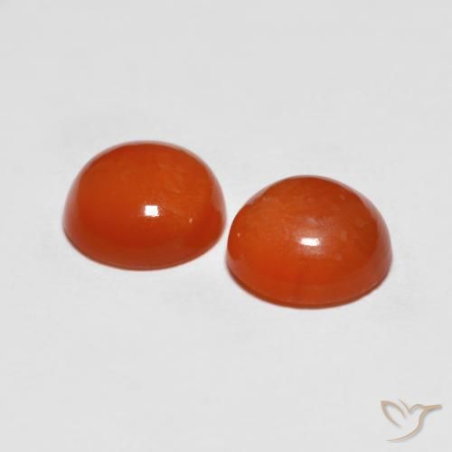Achetez naturel 2,36ct rouge agate gems, coupe roude, en provenance inde chez gemselect. en stock, livraison internationale!